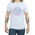 thumbnail image 3 of Harry Potter Mens Neon Deathly Hallows T-Shirt, 3 of 5