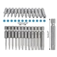 thumbnail image 2 of 12 Pack Torx Head Screwdriver Bit Set 1/4 Inch Hex T5-T40 Star Screwdriver Tool Kit with 1 Pack Han, 2 of 5