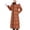 Brown, variant on Guzom Womens Winter Coats- Woman Fashion Long Sleeves Comfortable Loose Tops Hooded Long Coat Blouse Brown