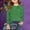 Green, variant on Girls Long Sleeve Tops Sparkly Sequin Printed Crew Neck Loose Pullover Casual Basic Cute Graphic Tee Shirts for 3-14Y