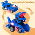 thumbnail image 3 of BESTSKY Transforming Car Dinosaur Toy for Kids 2-5: Dino Transformer Toy Car with Light Music for Toddlers 1-3 | Christmas Birthday Gifts for Boys Age 4-6, 3 of 4
