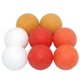 thumbnail image 4 of 4pcs Classic Mini Football Toy Table Soccer Footballs Reemplazo de pelotas Juego de fútbol de plástico de mesa para el hogar al aire libre (blanco, rojo, naranja) FRCOLOR Hogar7881964, 4 of 7