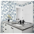 thumbnail image 2 of Stacy Garcia Home Blue Lagoon Jaclyn Peel and Stick Wallpaper, 2 of 8