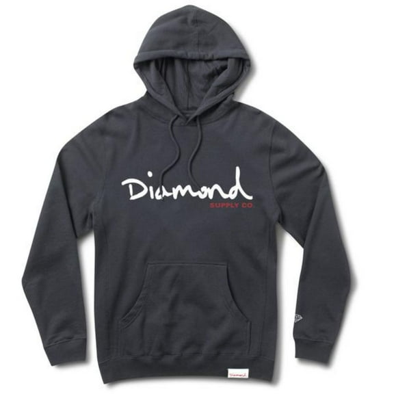 Diamond Supply Co Og Script Hoodie Blue