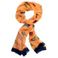 thumbnail image 1 of Peach Couture Foulard Imprimée Oiseau Légère Été Automne Design Graphique Multicolore, 1 of 1