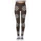 thumbnail image 3 of MKLEKYY Leggings de yoga para mujer con estampado navideño de copos de nieve | Pantalones de yoga de cintura alta | Mallas deportivas elásticas, 3 of 4