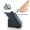SilverBlack, variant on ® Knife Sets, White High Carbon Stainless Steel Kitchen Knife Sets with with Built-in Sharpener