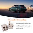 thumbnail image 3 of serony 2 Pieces Universal Aluminum Alloy Cars High Power Car Stereo Terminal High Power Power Wire Reducer Automotive Automobile Accessories RT82, 3 of 7