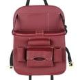 thumbnail image 2 of Asiento trasero del coche Organizador PU de cuero Asiento trasero auto cojín para niños Rojo vi Carevas Cojín trasero auto, 2 of 7