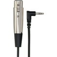thumbnail image 4 of Hosa XVS 102F - Microphone cable - mini-phone stereo 3.5 mm male right-angled to XLR3 female - 2 ft - shielded, 4 of 5