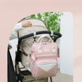 thumbnail image 6 of Mommy Bag Summer New Nylon Multi-functional Mother and Baby Bag Travel Large Capacity Mommy Bag Fashionable Backpack (green), 6 of 6