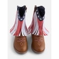 thumbnail image 3 of Wonder Nation Toddler and Big Girls' Western Boots with Fringe, 3 of 4
