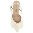 thumbnail image 5 of Journee Womens Tailynn Sling Back Block Heel Pumps, Widths Available, 5 of 9