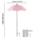 thumbnail image 2 of Uuiauoio Plant Umbrellas for Outdoor Plants, Garden Umbrella Shade for Plants,Height Provides shade cloth for Plants to Protect Their Flowers from Intense Sunlight and Rain, 2 of 5