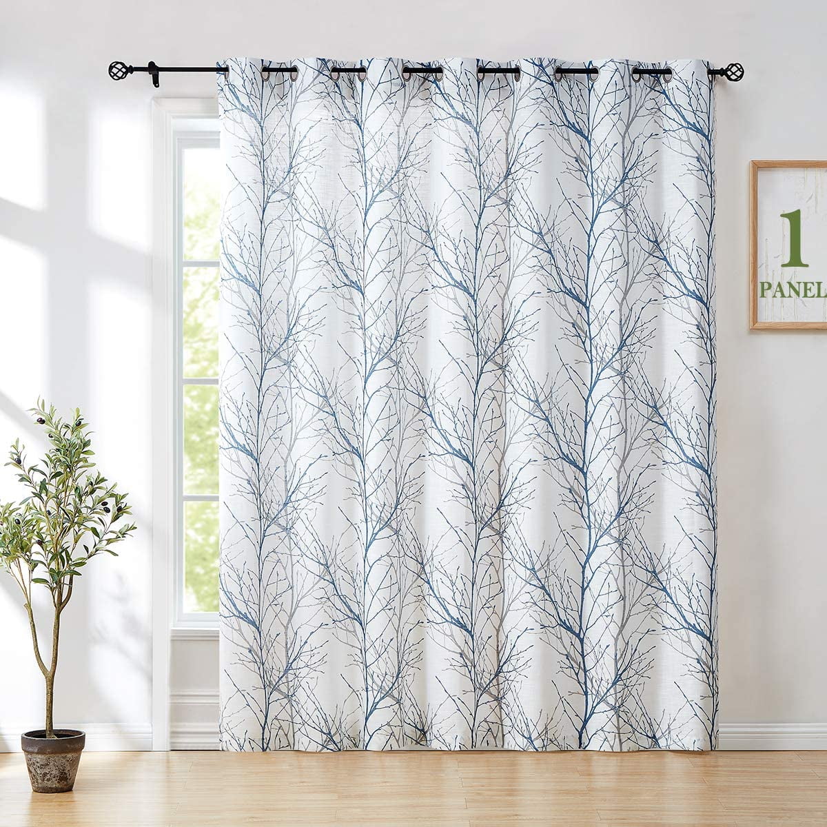 Blockout Drapes Fabric 3D Digital Printing Window Curtains Mural Boxing Pattern 