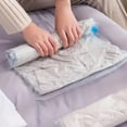 thumbnail image 4 of OUNONA 12Pcs Space Saving Vacuum Compression Bags Transparent Reusable Travel Packing Bags, 4 of 8