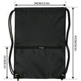 thumbnail image 3 of Drawstring Backpack Bag Sport Gym Sackpack, 3 of 6