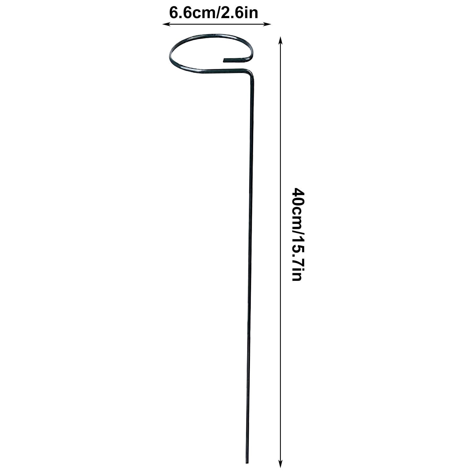 Support Cages Set, Metal Grow Through Supports with Legs for Peony Tomato Rose Garden Stabilizing 2PCS