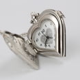 thumbnail image 4 of JM 1 reloj de bolsillo para mujer con cadena y colgante estilo medallón de corazón JM, 4 of 5
