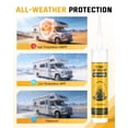 thumbnail image 5 of RV Roof Sealant, Self-Leveling Lap Sealant - White  Flexible Caulk RV Sealant for Camper Trailer Roof Maintenance Repair, 5 of 6