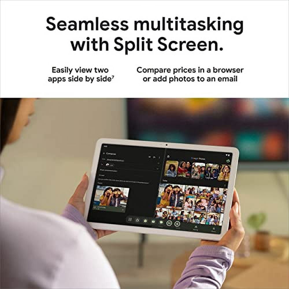 Google Pixel Tablet - Tablet - Android - 256 GB UFS card - 10.95" (2560 x 1600) - porcelain - with Charging Speaker Dock