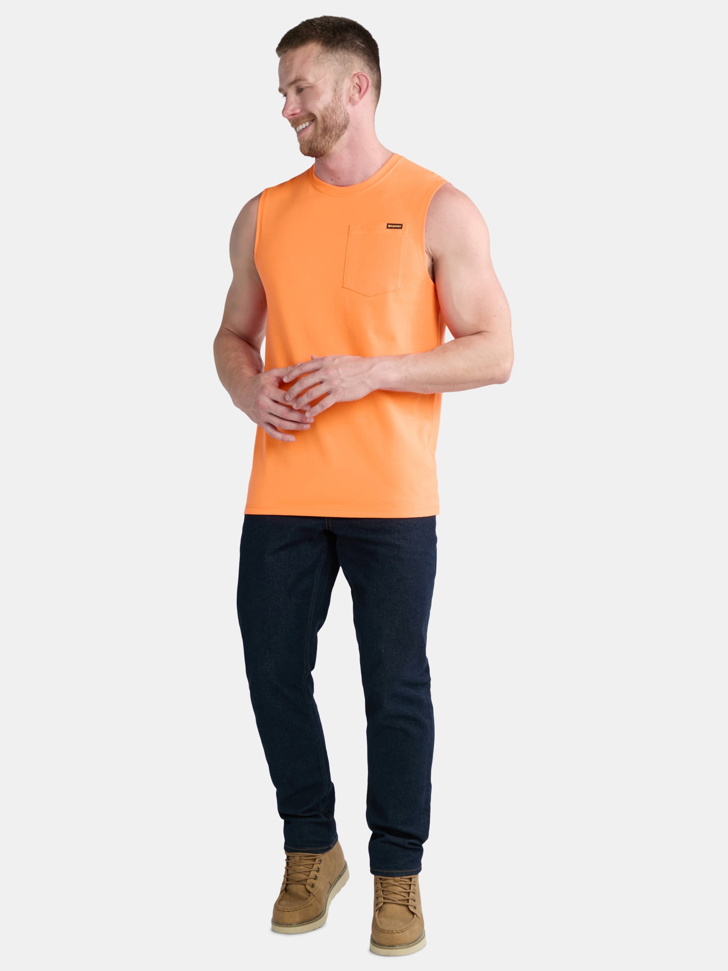 Brahma Men's & Big and Tall Men's Muscle Tee, Sizes S-3XL