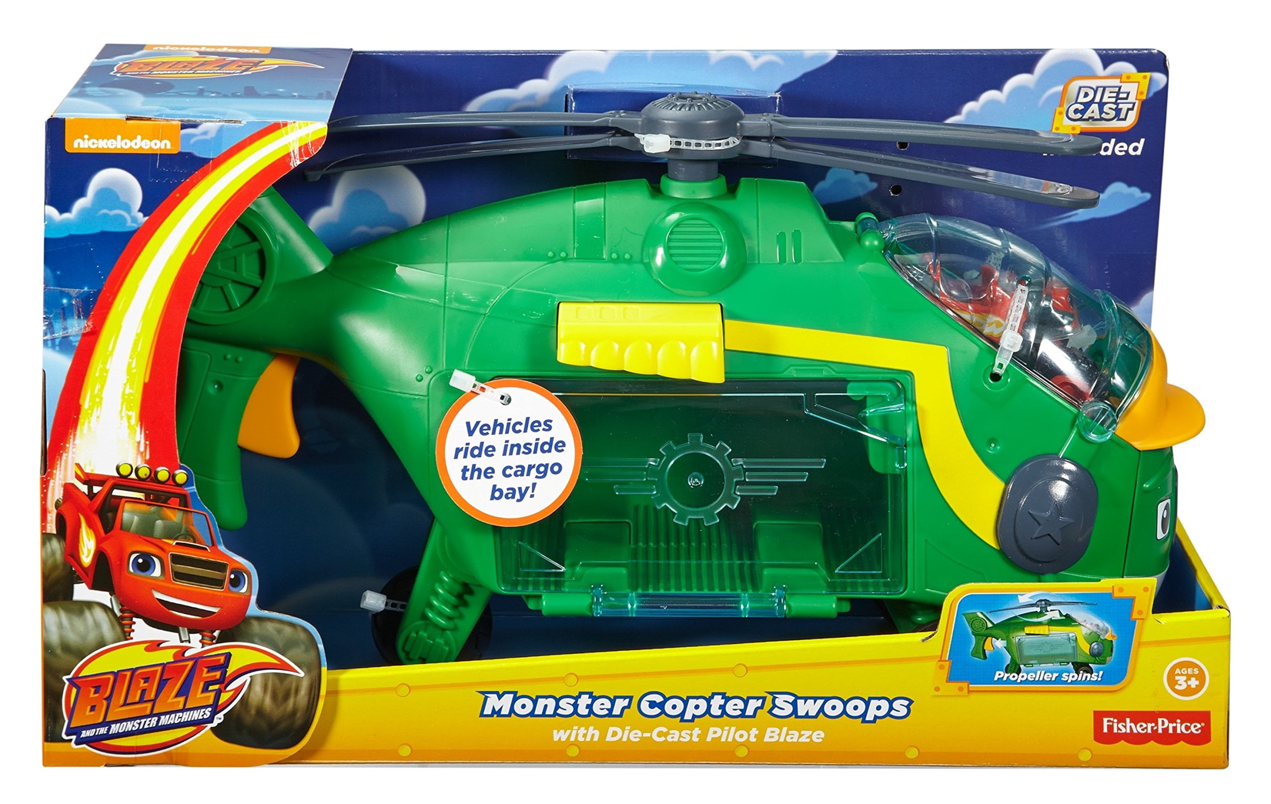 Fisher Price Nickelodeon Blaze the Monster Machines Monster Copter Swoops