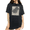 Black, variant on Cozymy Vintage Floral Stamp T-Shirt for Women - Soft Hydrangea Line Art Graphic Tee