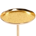thumbnail image 5 of Mesa lateral ajustable, pequeña mesa de té martini, oro, mármol natural mesa de extremo del pedestal decorativo para la exhibición y el almacenamiento, 5 of 5