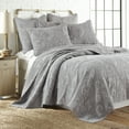 thumbnail image 2 of Levtex Home - Perla Quilt Set - King/Cal King Quilt (106x92) + Two King Pillow Shams - Paisley - Grey - Cotton Fabric, 2 of 3