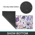thumbnail image 6 of Purple Gothic Cat Crystal Pattern Kitchen Rugs Sets Of 2,Anti Fatigue Kitchen Mat Rugs Non Slip Washable,Decorative Kitchen Floor Mats for Kitchen,Sink,Laundry,17"x30"+17"x47", 6 of 7