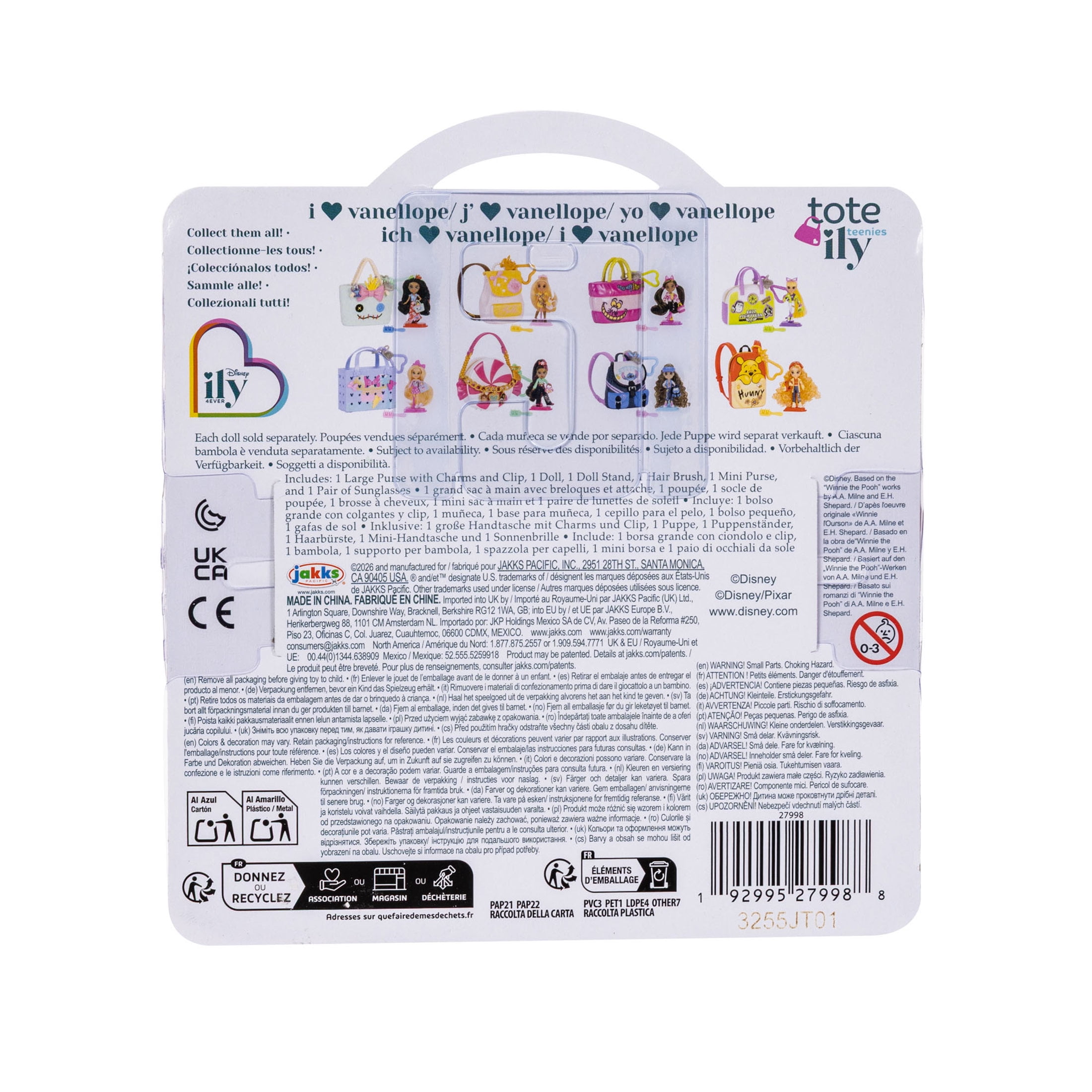 Disney Tote Ily Teenies Series 3 I Love Vanellope Mini Doll