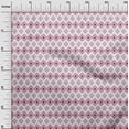 thumbnail image 3 of oneOonePolyesterSpandexLightPinkFabricAsianIkatFabricForSewingPrintedCraftFabricByTheYard56InchWide, 3 of 4
