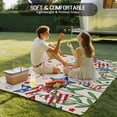 thumbnail image 4 of Independence Day Outdoor Rug for Patio/Deck/Porch, Non-Slip Large Area Rug 6 x 9 Ft, 4th of July Striped Stars Patriotic Burlap Indoor Outdoor Rugs Washable Area Rugs, Camping Rug Carpet Runner, 4 of 8