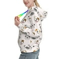 thumbnail image 2 of Wukai Bulldog Face Print Womens Hoodies Fleece Sweatshirts Long Sleeve Sweaters Pullover Fall Outfits Winter Clothes-X-Large, 2 of 7