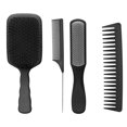 thumbnail image 2 of Juego de peines para el cabello NikouMX 4 piezas cepillo de cola de rata, 2 of 8