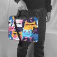 thumbnail image 5 of Lsque Colorful Cats Pattern Art Pattern Laptop Bag – Portable & Slim Single-Shoulder Computer Case with Adjustable Strap, Protective, Lightweight for 13”/14”/15.6” Laptops, 5 of 8