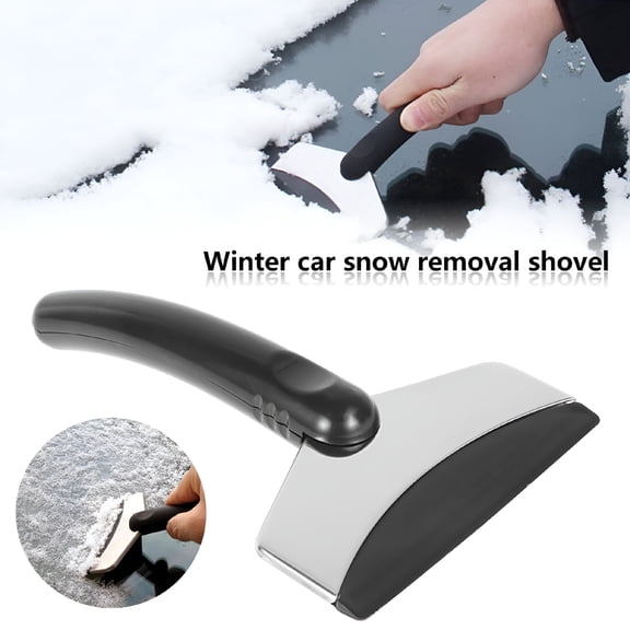FACEGA Auto Ice Scraper Lightweight Snow Scraper Car Snow Shovel Portable Frost Ice Removal Tool Effortless Snow Ice Brush for Vehicle Car Auto SUV Truck Windshield Windows