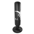 thumbnail image 3 of Saco de boxeo inflable para adultos de 1,6 m, con columna vertical de boxeo, para niños, color negro, 3 of 14