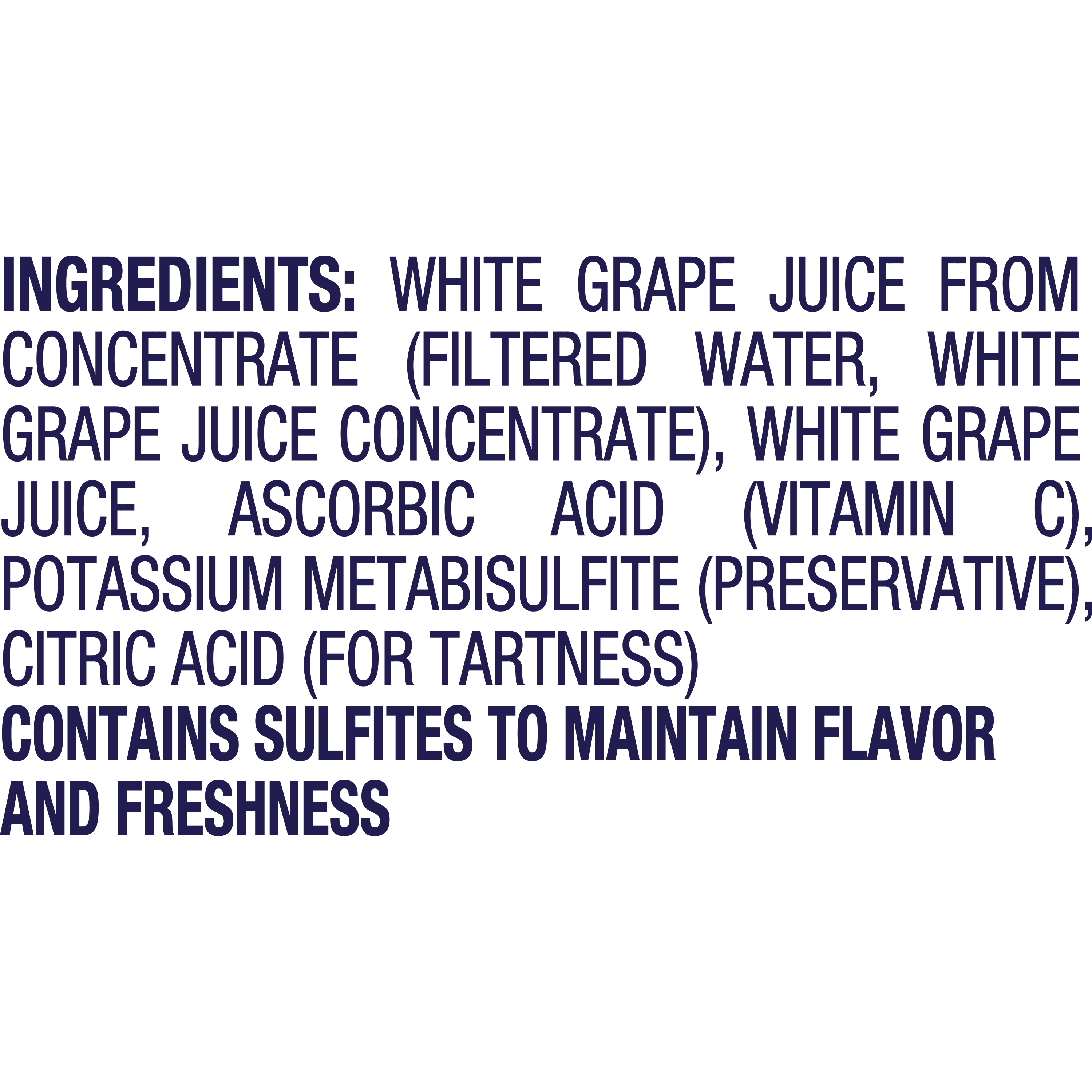 Welch's 100% Grape Juice, White Grape, 10 fl oz On-the-Go Bottle (Pack of 6)