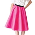 thumbnail image 4 of Hip Hop 50's Shop 1950s Adult Poodle Skirt Costume for Women (3X/4X Hot Pink), 4 of 7