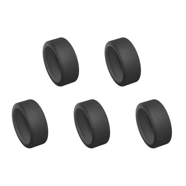 Funda Elástica con Funda de Silicona con Anillo para Oura Gen 3 (S para 6 7 8 9 10) Negra