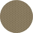 thumbnail image 1 of Ahgly Company Machine Washable Indoor Round Transitional Brown Sugar Brown Area Rugs, 3' Round, 1 of 7