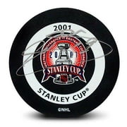 Joe Sakic Autographed 2001 Stanley Cup Puck