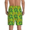 thumbnail image 4 of Lsque Autumn Corn Mens Sleep Pajama Shorts,Short Pajama Pants, Cotton Ultra-Soft Knit-Large, 4 of 9