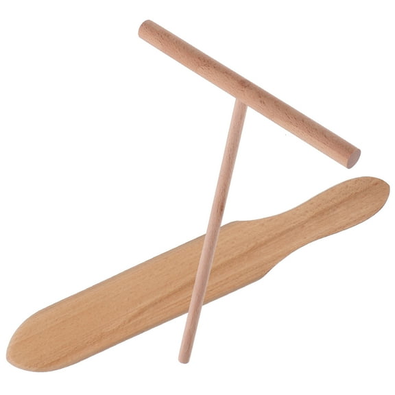 1 Set Crepe Spreader Pancake Spatula Household Wooden Making Kit