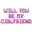 Pink, variant on Letter Balloons - WILL YOU BE MY GIRLFRIEND 16" Inch Alphabet Letters Foil Mylar Balloon Valentines Day Banner (Red)