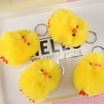 thumbnail image 4 of 2 llaveros de pato amarillo de peluche adorables, creativos, para colgar en bolsas (amarillo), 4 of 7