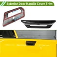 thumbnail image 3 of Cubierta de manija de puerta exterior para la puerta trasera para Dodge Ram 1500 2500 3500 19-25 (con agujero para cámara y agujero para luz) ABS negro brillante 1 pieza, 3 of 7