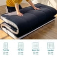 Futon Mattress, Queen Size, Padded Japanese Floor Mattress, Extra Thick